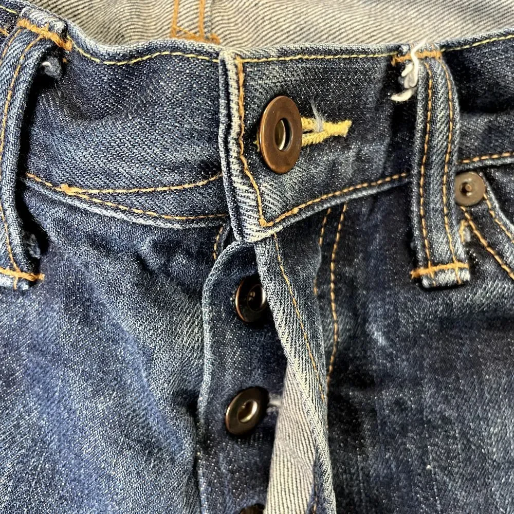 Need Supply x Tellason Denim Jean Men 30x29 Blue Selvedge Redline White Oak RARE